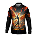 Custom Men's Golf Polo Shirt, Golfing Apparel, Golf Gifts For Men