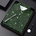Computer Circuit Board Hawaiian Golf Shirt, Coder Gift Men's Golf Shirt, Polo Shirts For Men