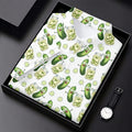 Funny Pickle Hawaiian Golf Shirt, Cartoon Style Women's Golf Tops, Ladies Golf Shirts