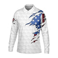 America Skeleton Golf Polo Shirt, Golfing Apparel, America 250 Anniversary Golf Clothing, Mens Golf Gift