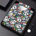 Poker Blackjack Hawaiian Golf Shirt, Playing Card Pattern Men's Golf Shirt, Polo Shirts For Men