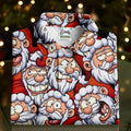 Santa Claus Face Fun Women's Golf Shirts, Cute Golf Outfit, Ladies Golf Shirts, Golfing Apparel