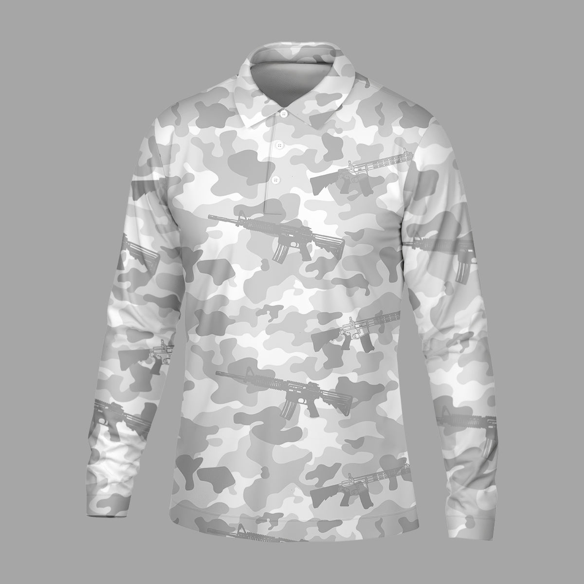 Camouflage Golf Polo, Golfing Apparel, Men Golf Gift, Camouflage Shirt