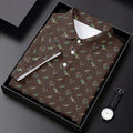 Turkey Hunting Seamless Pattern Funny Golf Shirts, Father's Day Golf Shirt, Golf Gift For Dad