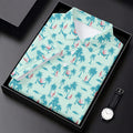 Funny Tropical Couple Beach Pattern Men's Golf Shirt, Hawaiian Golf Shirt, Golf Apparel For Men