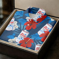 Fore Right Cold As Slice Golf And Beer Tropical Floral Golf Tops For Men, Golf Shirts For Men