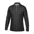 Funny Skeleton Golf Polo Shirt, Funny Position Golf Shirt, Dad Golf Shirt, Christmas Golf Gift