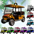 Personalized Golf Cart Ornaments, Golf Keychain, Funny Golf Accessories, Gift For Golf Lovers