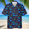 Crystal Ball Ghost Trio Halloween Polo Shirt, Golf Shirts For Men, Mens Golf Apparel