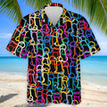 Adult Humor LGBT Rainbow Color Men's Funny Golf Shirts, Pride Month Celebrate Golf Shirts For Men