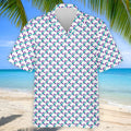 Suicide Awareness Feather Ribbon Pattern Mens Golf Polo, Golf Shirts For Men