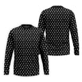 Funny Stick Figure Black And White Men's Golf Polo Shirt, Funny Position Golf Polo, Fun Men Golf Shirts