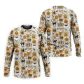 Spooky Witches, Spooky Cat, Cute Halloween T-Shirts, Mens Golf Polo Shirts, Golfing Apparel