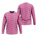 FREE SOCKS Pink Breast Cancer Golf Shirt, Funny Men Golf Shirt, Cancer Awareness Shirt, Golfing Apparel