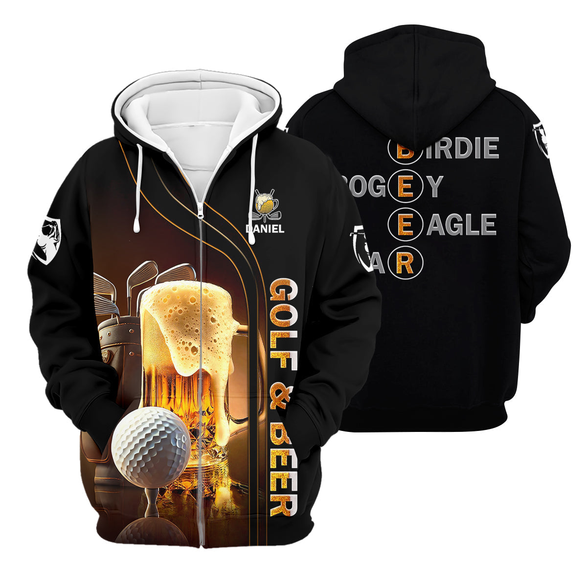 Golf And Beer Custom Golf Sweatshirt, Funny Golf Shirt, Gift For Golfers