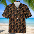 Haunted Face Wallpaper Halloween Golf Polo Shirt, Golf Polo For Men, Golf Apparel Shirt
