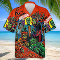 I Remember Halloween Classic Monster Golf Polo Shirt, Men's Golf Shirts, Hawaiian Golf Shirt