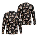 Coquette Halloween Cowboy Ghost Black Fun Golf Shirts For Men, Polo Shirts For Men, Golfing Apparel