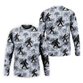 Funny Bigfoot Golf Hawaiian Shirt, Tropical Golf Shirts, Mens Golf Polo Shirts, Cool Golf Gifts