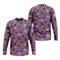Halloween Cat Pumpkin Purple Golf Shirt, Golf Hoodie, Golf Gift For Men, Golfing Apparel