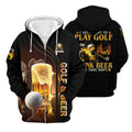 I Just Wanna Play Golf And Drink Beer Custom Golf Polo Shirt, Mens Golf Gift, Golf Lover Gift