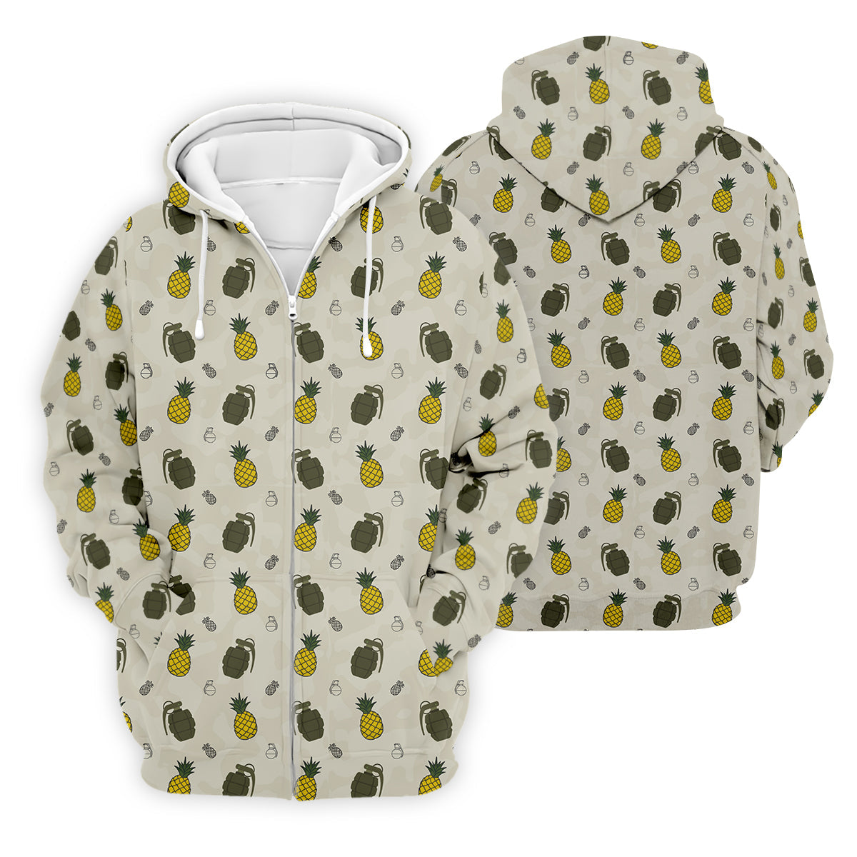 Funny Pineapple Golf Polo Shirts, Golfing Apparel, Men Golf Gift, Funny Golf Shirt