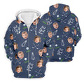 Best Dad By Par Custom Photo Golf Shirt, Fun Golf Shirt, Best Golf Gift For Dad