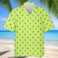 The Best Dad By Par Doodle Pattern Father's Day Golf Shirt, Golf Gift For Dad