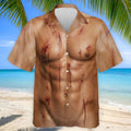 Scary Muscle Body Halloween Golf Shirt, Golf Polo Shirts For Men, Printed Golf Shirts