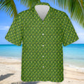 Funny Hole In One Pickle Golf Pattern Polo Shirt, Golf Shirts For Men, Mens Golf Apparel