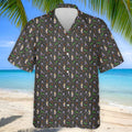 Funny Golf Lesson Alligator Pattern Polo Shirt, Golf Shirts For Men, Mens Golf Apparel