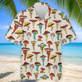 Funny Mushroom Legs Pattern Golf Polo Shirt, Printed Golf Shirts, Golf Polo Shirts For Men