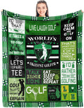 World's Okayest Golfer Blanket, Golf Blanket, Gift For Golfers, Golf Gift Ideas