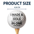 I Made A Bogey On Every Hole Custom Golf Balls With Picture, Gift For Dad, Gift For Golfer