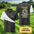 Obsessive Golf Disorder Personalized Name 3D Golf Polo Shirt, Golf Shirt, Gift For Golfers