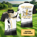 Some Grandpas Take Naps Custom Name Golf Polo Shirt, Golf Shirt, Gift For Golfers