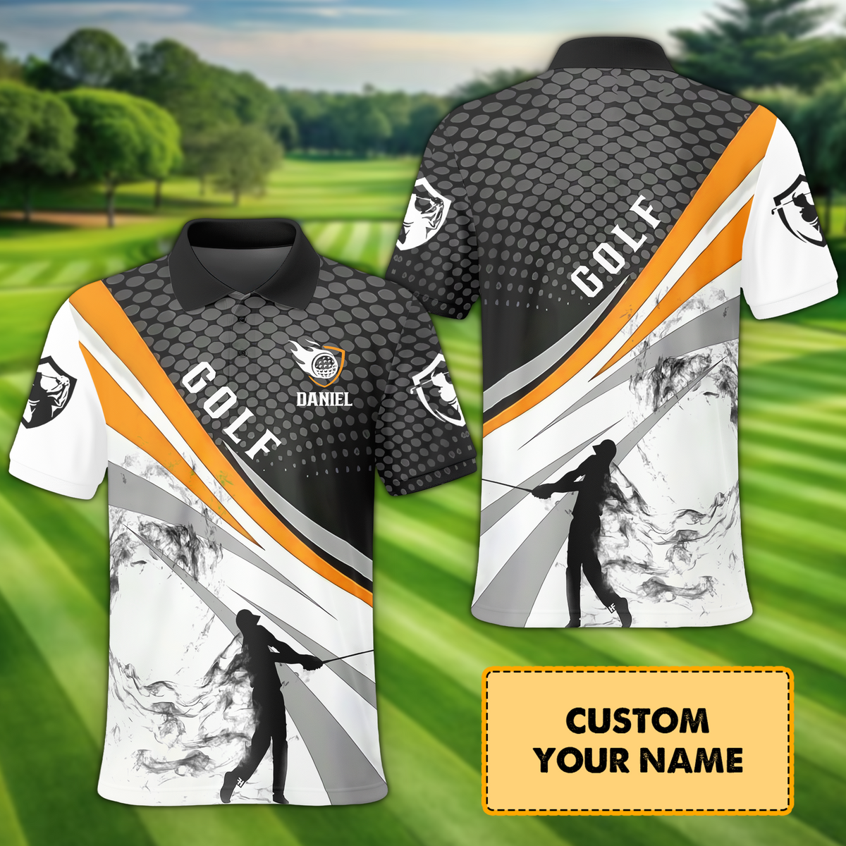 Custom Golf Polo Shirt, Custom Golf Apparel, Perfect Present For Golfers