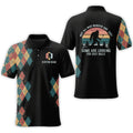 Not All Who Wonder Are Lost, Custom Polo Shirt, Present For Golfer