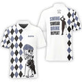 Swing Swear Drink Repeat Custom Name Golf Polo Shirt, Golf Shirt, Gift For Golfers