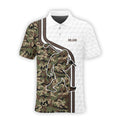 Camo Polo Shirt, Custom Polo Golf Shirt, Present For Golfer