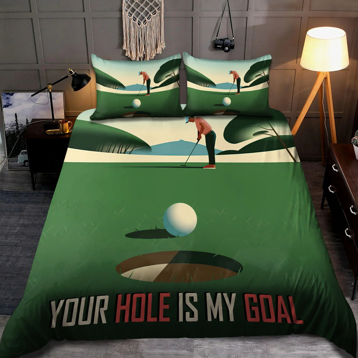 Your Hole Is My Goal Bedding Sets, Bedding Set, Bedroom Decor
