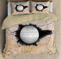 Golf Ball Bedding Sets, Sports Themed Bedroom Decor,  Bedroom Decor