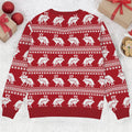 Reindeer Humping Seamless Pattern Golf Shirt, Golf Ugly Sweater, Christmas Golf Shirt, Golf Sweater