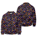 Funny Dirty Black And Purple Halloween Golf Shirt, Fun Golf Shirts For Men, Cool Golf Gift, Halloween Gift