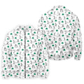 Stick Figure Golf Pose St Patrick's Day Shamrock White Golf Shirt, Polo Shirts For Men, Golf Shirts For Men