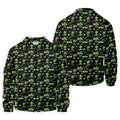 Three Leaf Clover Golf And Beer St Patrick's Day Black Golf Shirt, Fun Golf Shirts For Men, Polo Shirts For Men