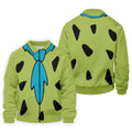 Green Stone Age Costume Hawaiian Golf Shirt, Mens Golf Polo, Golf Shirts For Men