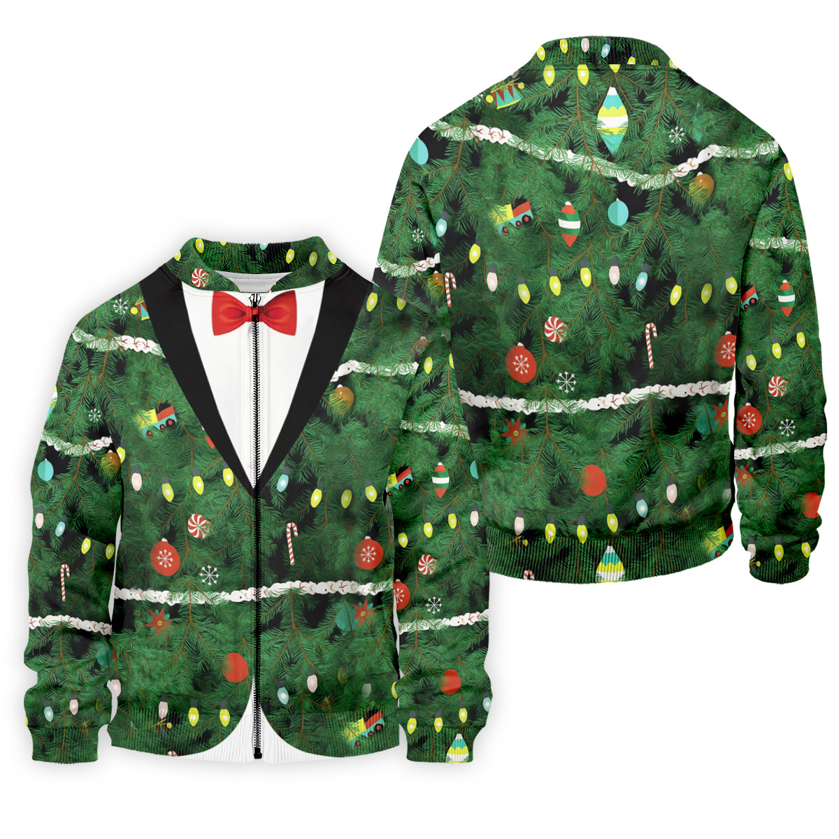 Christmas Tree Needles Green Festive Men's Golf Polo Shirts, Christmas Golf Shirt, Golf Gift For Men