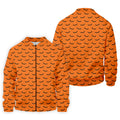 Spooky Bats Orange Halloween Golf Shirt, Polo Shirts For Men, Golf Gift For Men, Golfing Apparel