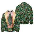 Funny Costume Shamrock St Patrick's Day Golf Shirt, Performance Golf Shirt, Polo Shirts For Men